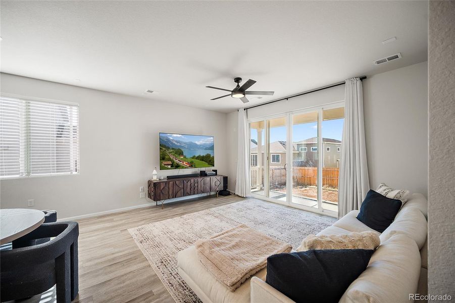 Furnished interior view inside a new home in Paint Brush Hills, Peyton (Image 11).
