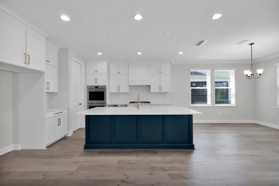 Representative furnished interior of a home built from the Miramar by Riverside Homes in Mariposa at EverRange, Jacksonville (Image 51).