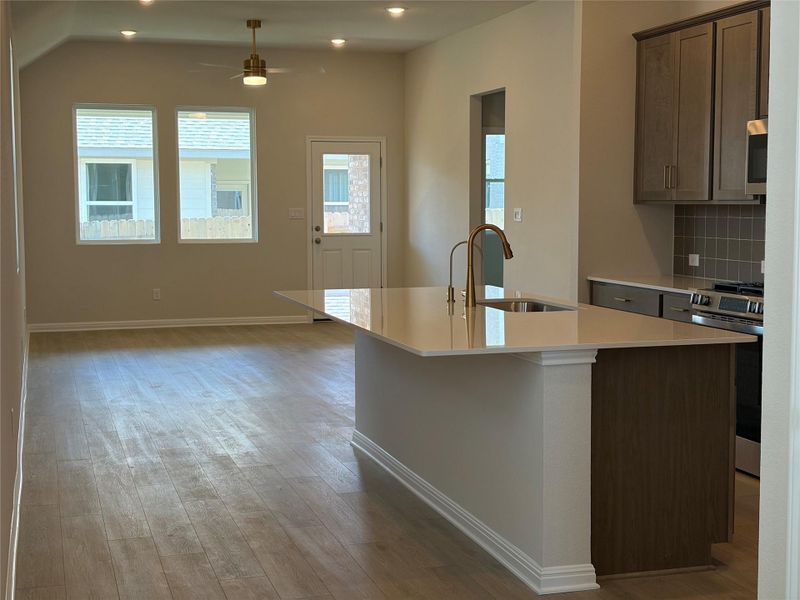 Furnished interior view inside a new home in , San Marcos (Image 5).