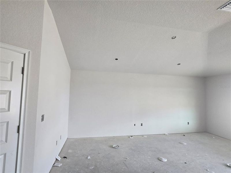 living room and pantry