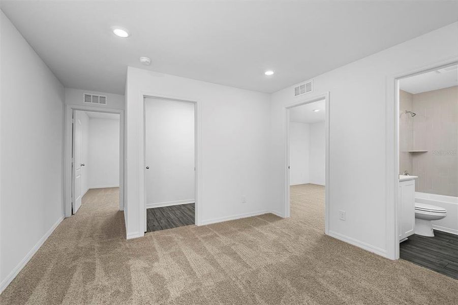 Spacious, unfurnished interior of a new home in Noah Estates at Tuscany Preserve, Poinciana (Image 12). Spacious, unfurnished interior of a new home in Noah Estates at Tuscany Preserve, Poinciana (Image 12).