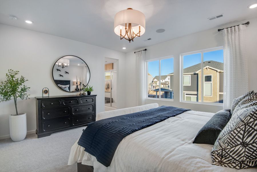Furnished interior view inside a new home in Reunion, Commerce City (Image 5).