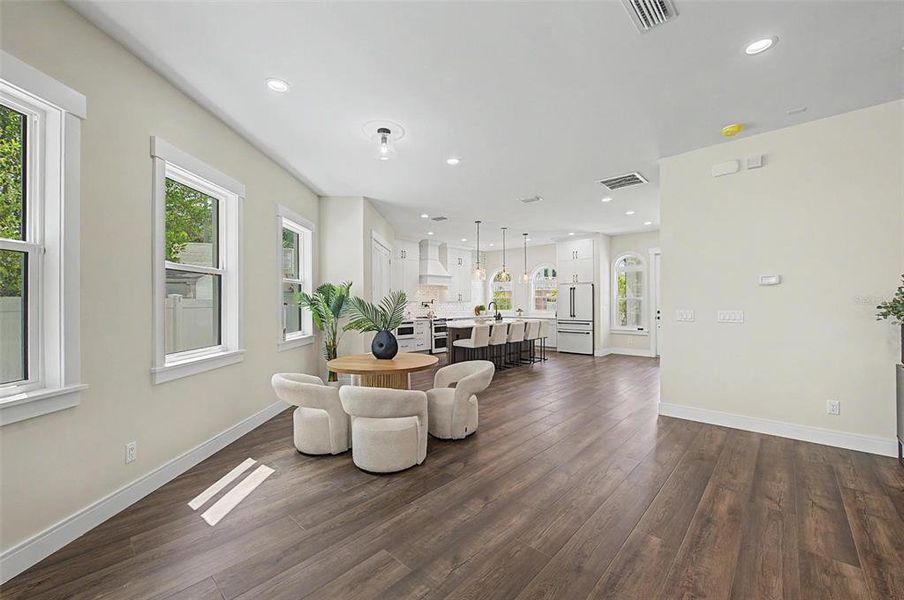 Furnished interior view inside a new home in , Tampa (Image 15). Furnished interior view inside a new home in , Tampa (Image 15).
