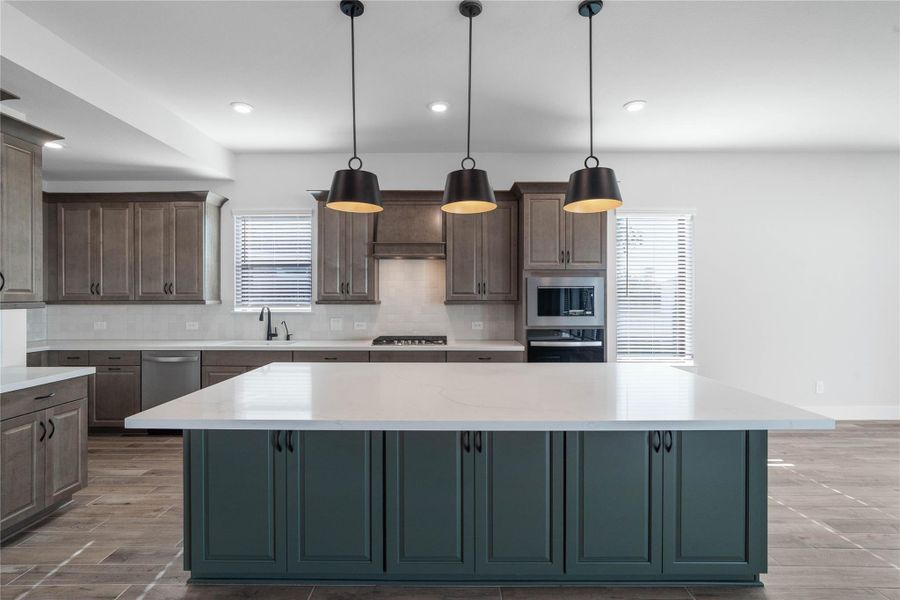 Furnished interior view inside a new home in ARTAVIA, Conroe (Image 7).