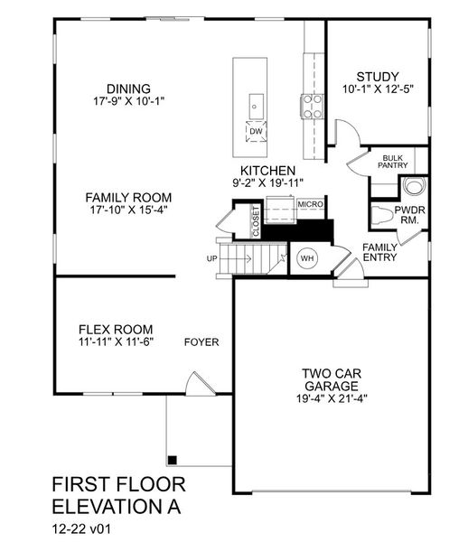 2D floor plan layout for the Hudson by Ryan Homes in Linden Park, Moore, SC (Image 3). 2D floor plan layout for the Hudson by Ryan Homes in Linden Park, Moore, SC (Image 3).