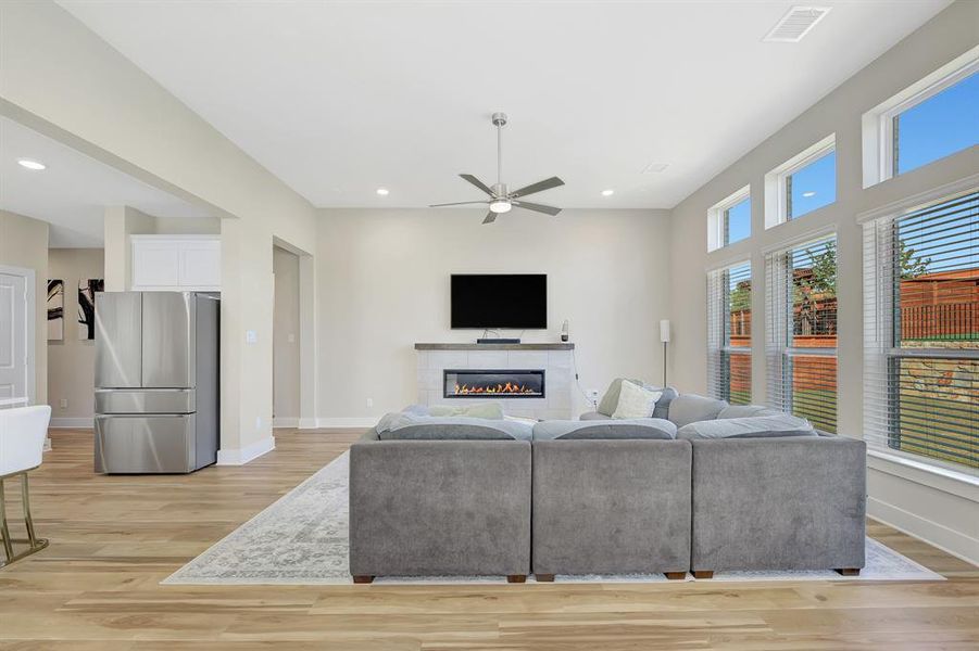 Furnished interior view inside a new home in , Mesquite (Image 16). Furnished interior view inside a new home in , Mesquite (Image 16).