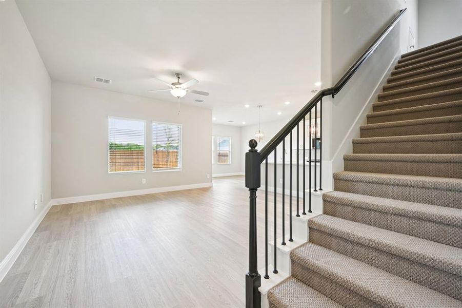 Spacious, unfurnished interior of a new home in Eastridge - Signature Series, McKinney (Image 15). Spacious, unfurnished interior of a new home in Eastridge - Signature Series, McKinney (Image 15).