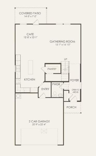 Pulte Homes, Camelia floor plan