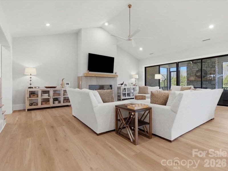 Furnished interior view inside a new home in Broadmoor at Marvin, Marvin (Image 6).