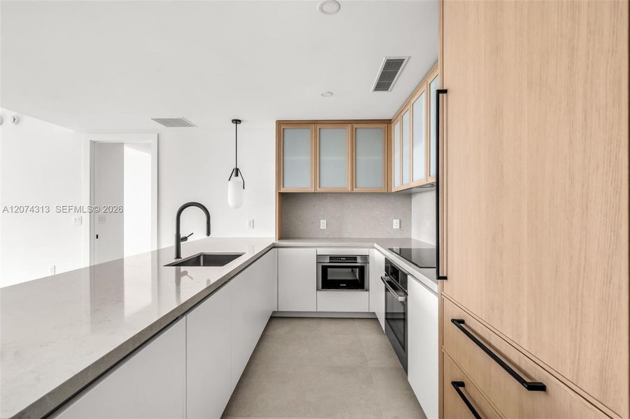 Furnished interior view inside a new home in , Miami (Image 9).