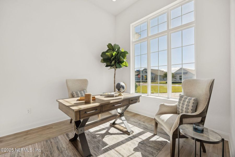 Furnished interior view inside a new home in Amelia National, Fernandina Beach (Image 9). Furnished interior view inside a new home in Amelia National, Fernandina Beach (Image 9).