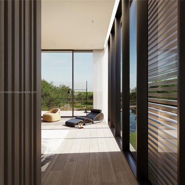 Furnished interior view inside a new home in , Davie (Image 7).