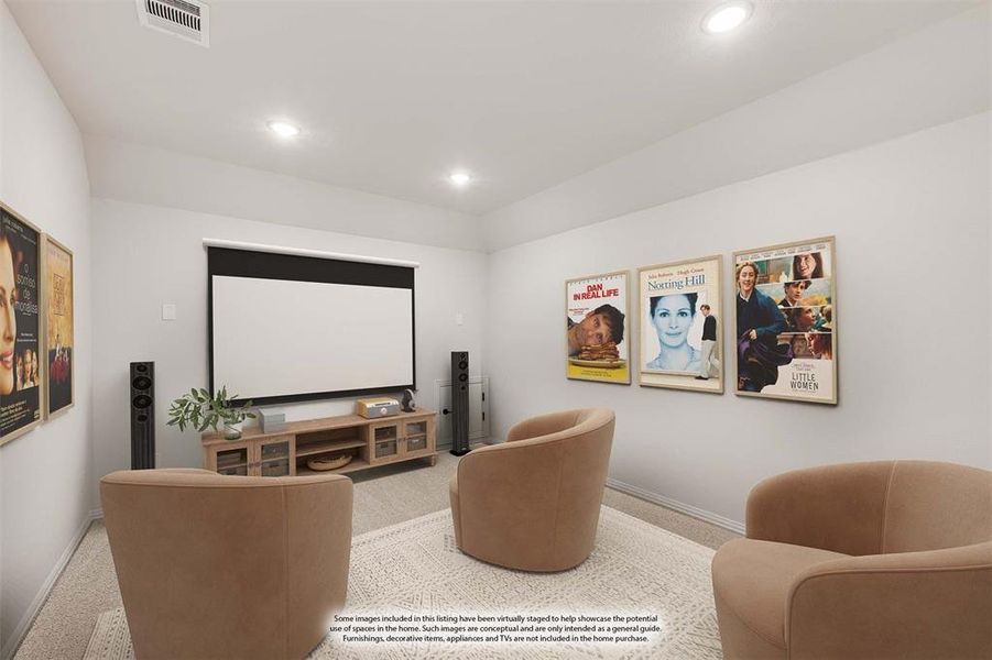 Furnished interior view inside a new home in Woodstone, Providence Village (Image 15). Furnished interior view inside a new home in Woodstone, Providence Village (Image 15).