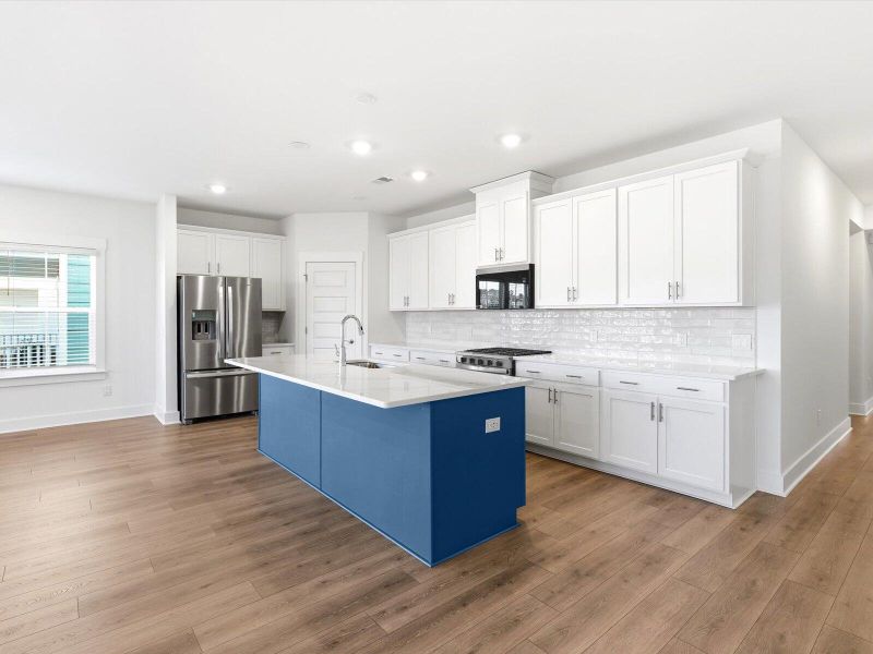 Furnished interior view inside a new home in The Coves at Lakes of Cane Bay, Summerville (Image 6). Furnished interior view inside a new home in The Coves at Lakes of Cane Bay, Summerville (Image 6).