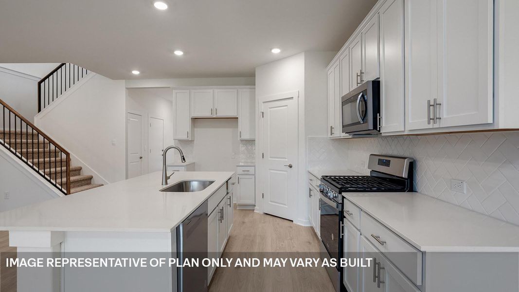 Furnished interior view inside a new home in Rosenbusch Ranch, Leander (Image 7).