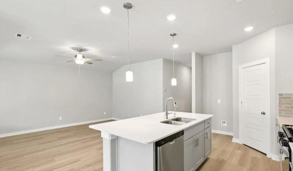 Photo is not of the actual home, but is an inspirational photo of builder’s model home and may depict options, furnishings, and/or decorator features that are not included