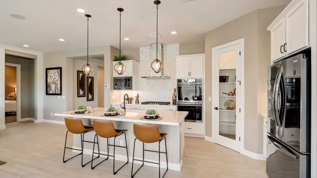 Furnished interior view inside a new home in Sycamore Farms, Surprise (Image 5). Furnished interior view inside a new home in Sycamore Farms, Surprise (Image 5).