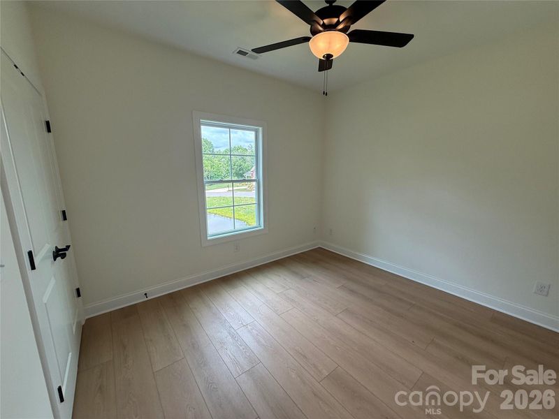 The second bedroom is on the main floor...