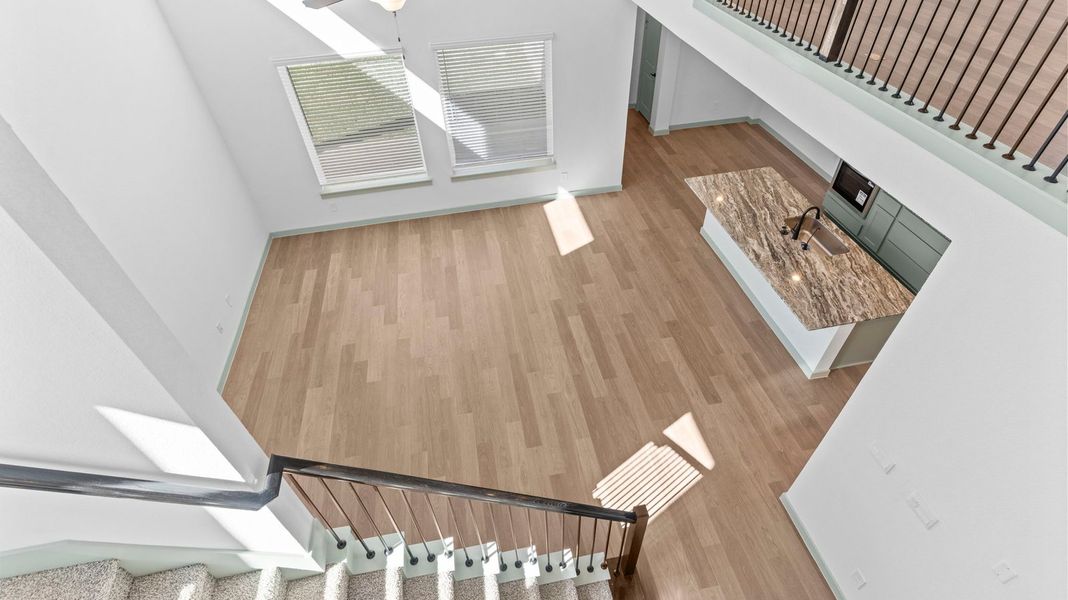 Representative unfurnished interior of a home built from the Chloe by D.R. Horton in Davis Harbor, League City (Image 24).