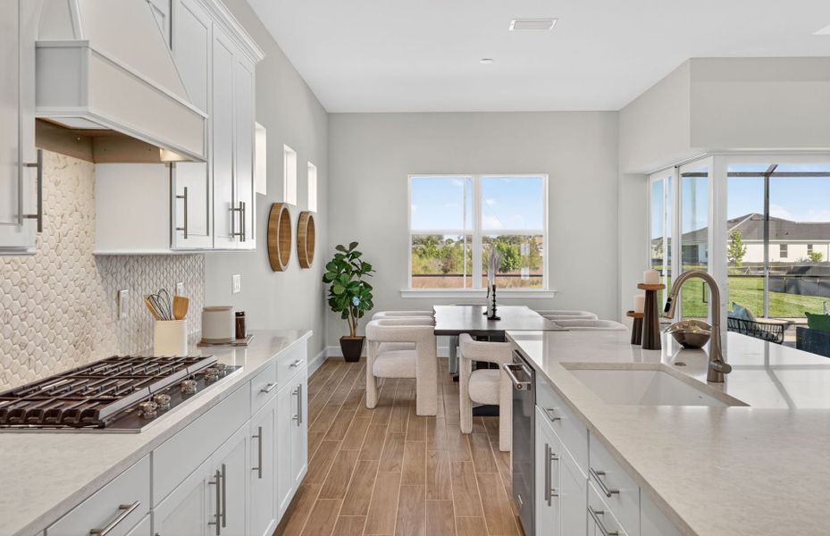 Furnished interior view inside a new home in Del Webb Oak Creek, North Fort Myers (Image 16).