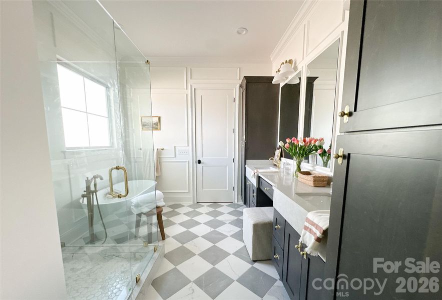 Furnished interior view inside a new home in , Matthews (Image 29). Furnished interior view inside a new home in , Matthews (Image 29).