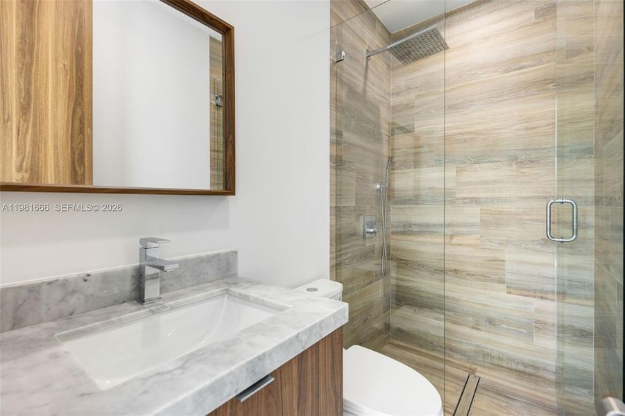 Furnished interior view inside a new home in , Miami (Image 12).