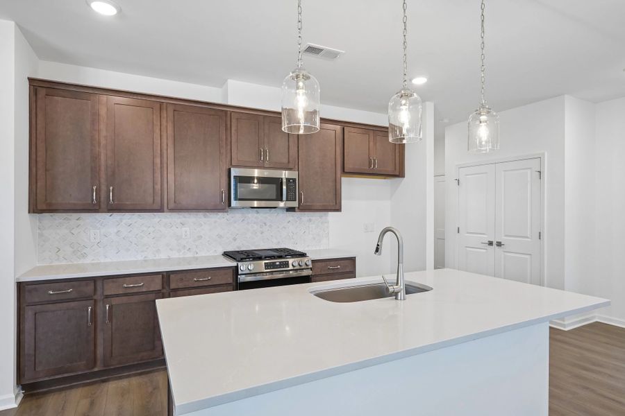 Furnished interior view inside a new home in The Point, Rolesville (Image 8).
