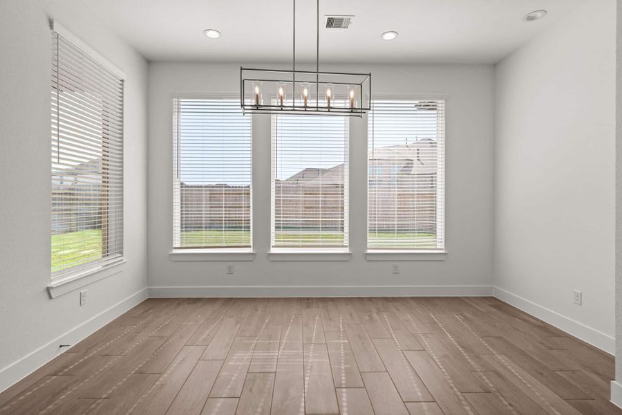 Representative unfurnished interior of a home built from the Malani – 60′ Lot by Chesmar Homes in Wildrye, Waller (Image 8).