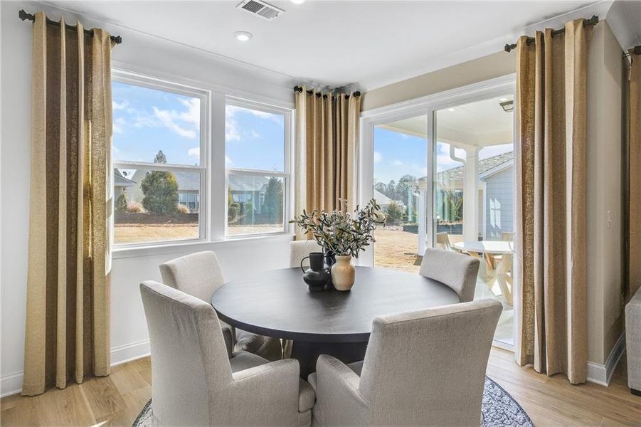 Furnished interior view inside a new home in Sun City Peachtree, Griffin (Image 9).