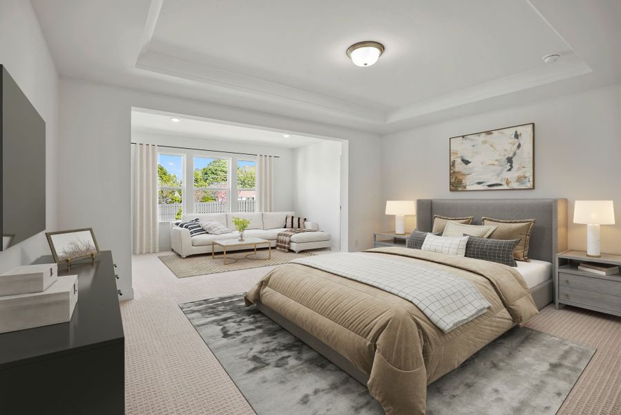 Leyton Owner's Suite Floorplans at Devonshire by Pulte Home Builders Nashville