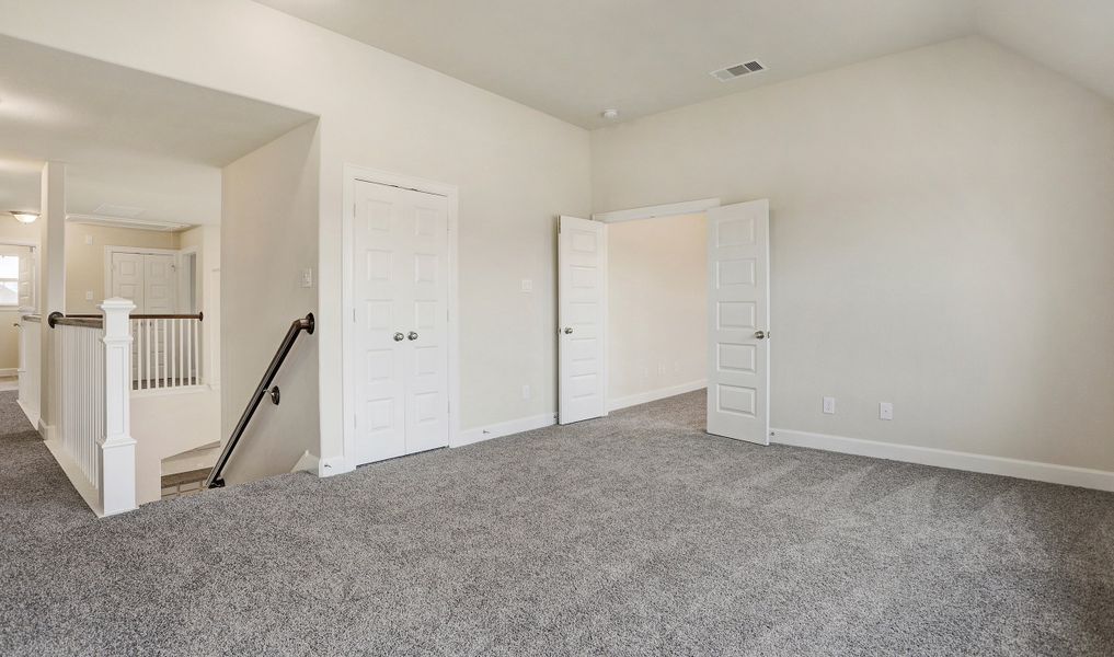 Upstairs loft space