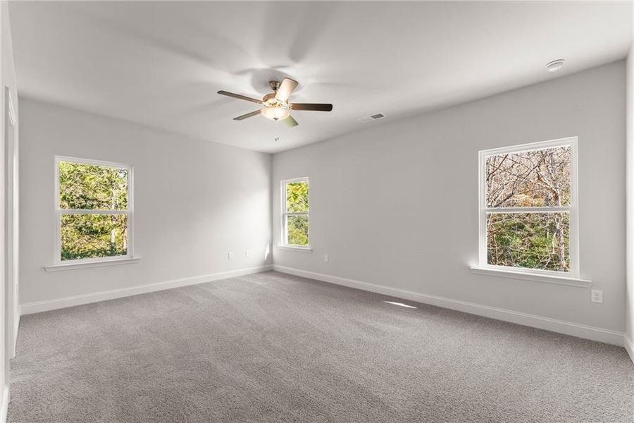 Spacious, unfurnished interior of a new home in Habersham Meadows, Demorest (Image 19).
