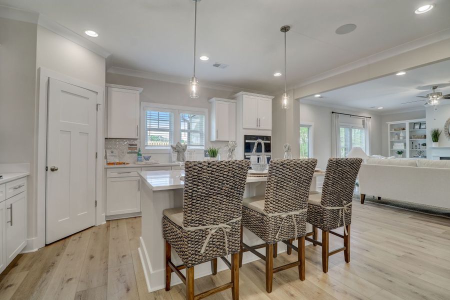 Representative furnished interior of a home built from the Brantley II by Great Southern Homes in Collins Cove, Chapin (Image 53).