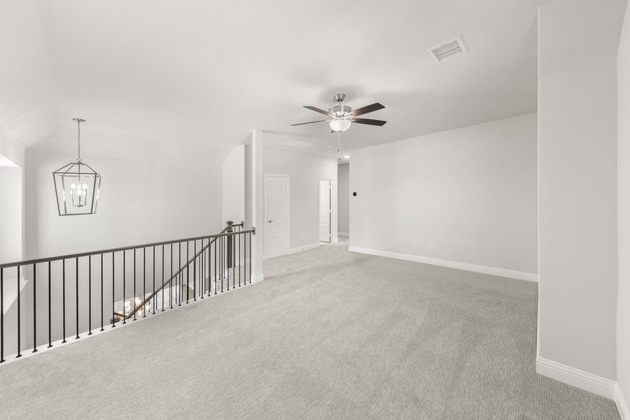 Representative unfurnished interior of a home built from the Sherman by Windsor Homes in Anna Town Square, Anna (Image 22).