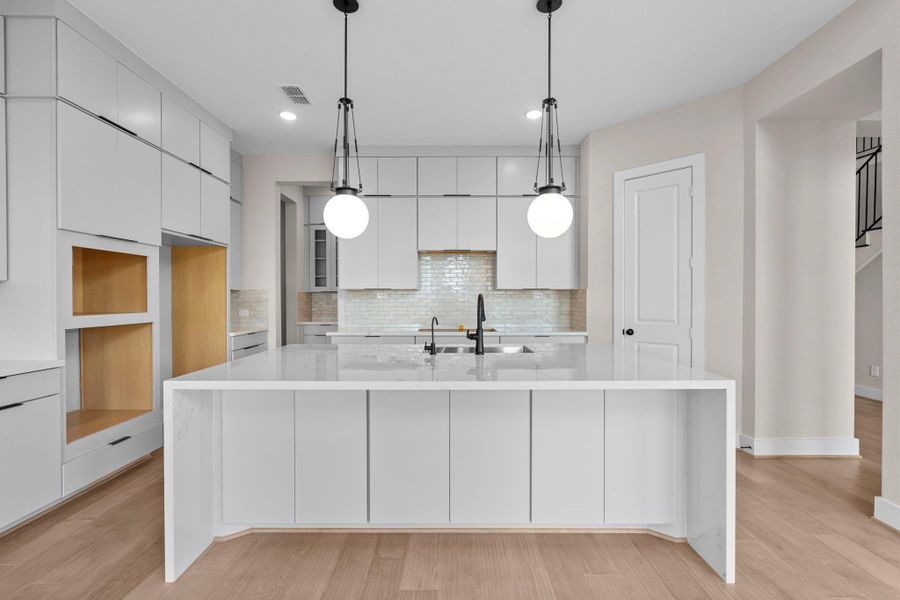 Furnished interior view inside a new home in Elyson 45' & 70', Katy (Image 15).