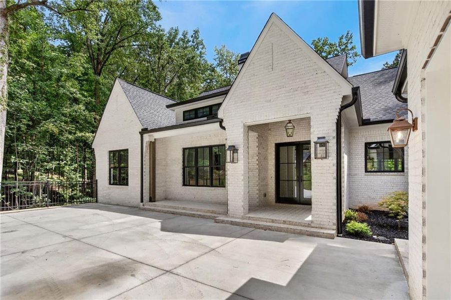 Exterior details and patio area of a home in , Cumming (Image 36).