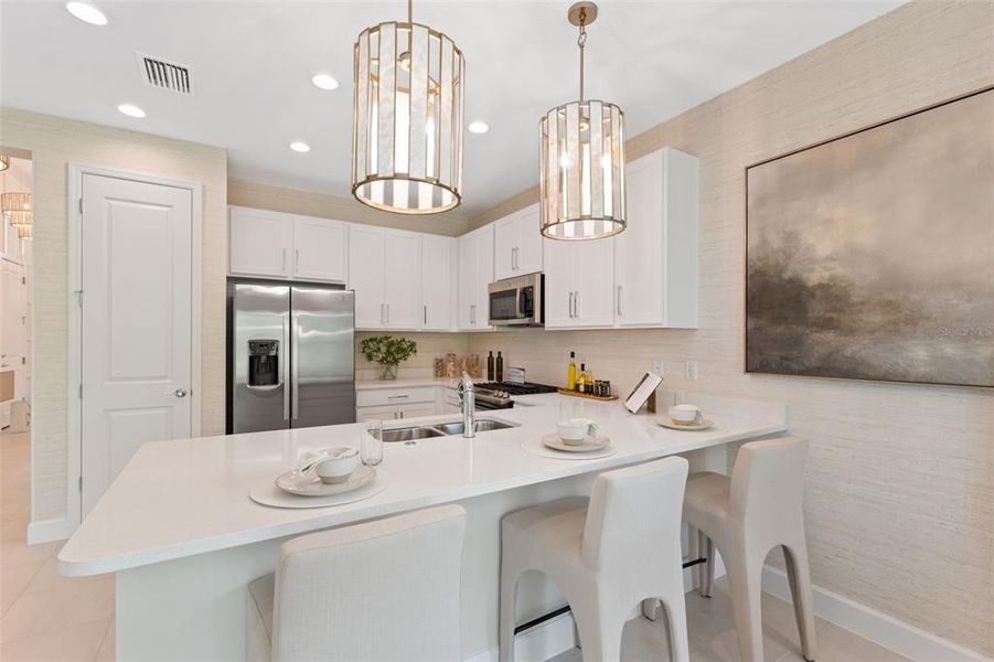 Furnished interior view inside a new home in Valencia Ridge, Wesley Chapel (Image 24).