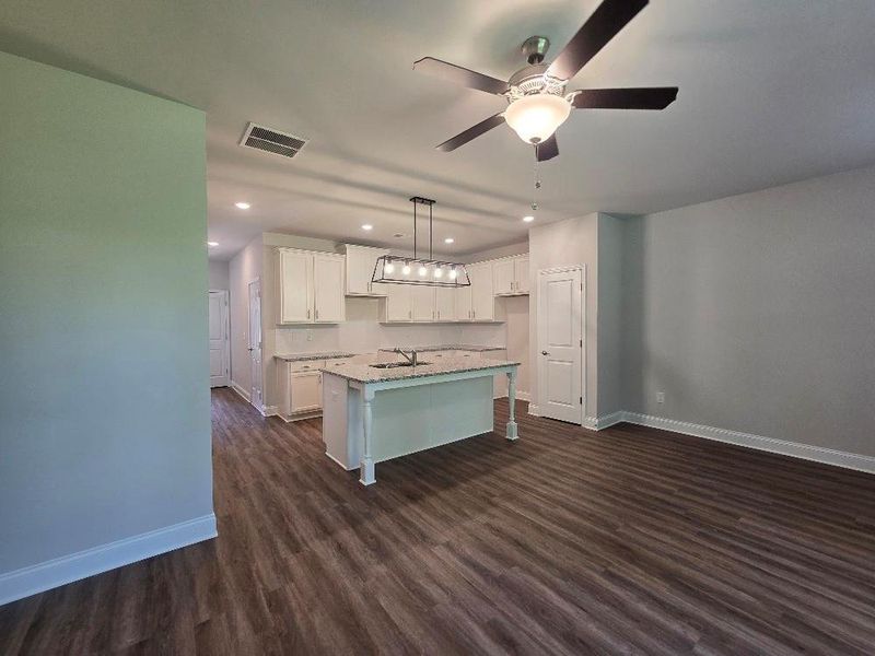 Furnished interior view inside a new home in Morning Creek Forest, South Fulton (Image 10).