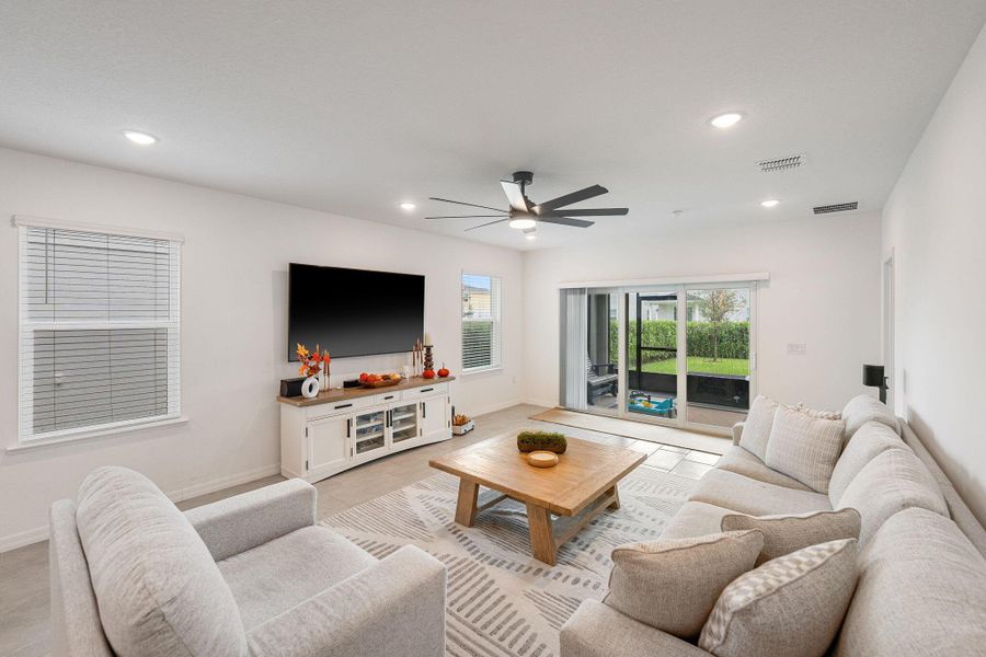 Furnished interior view inside a new home in , Port St. Lucie (Image 12).