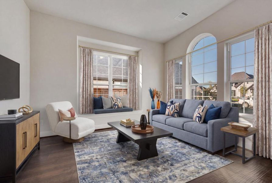 Furnished interior view inside a new home in Somercrest, Midlothian (Image 6).
