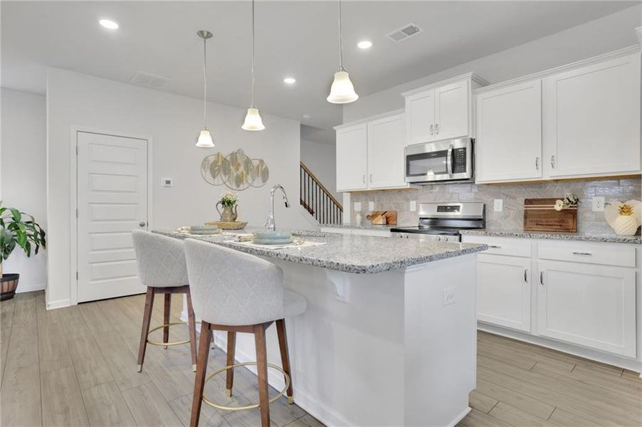 Furnished interior view inside a new home in , Cartersville (Image 8).