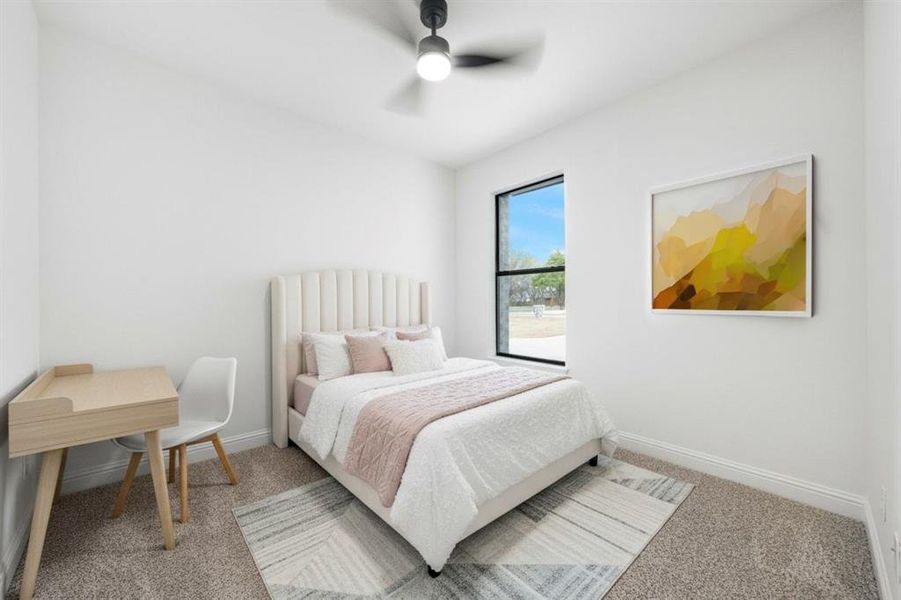 Furnished interior view inside a new home in , Glenn Heights (Image 16).