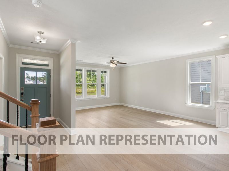 Family Room | Wren Plan by Ivey Homes