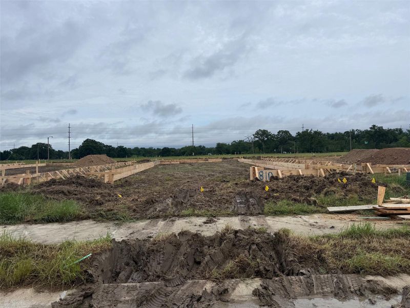 Site preparation for new homesites in Midtown Reserve, College Station (Image 15).