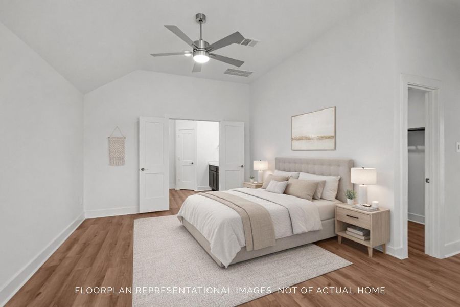 Furnished interior view inside a new home in Ambrose, La Marque (Image 10).