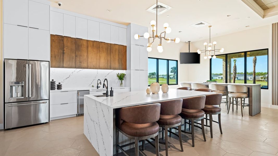 Furnished interior view inside a new home in Esplanade at Azario Lakewood Ranch, Bradenton (Image 27).