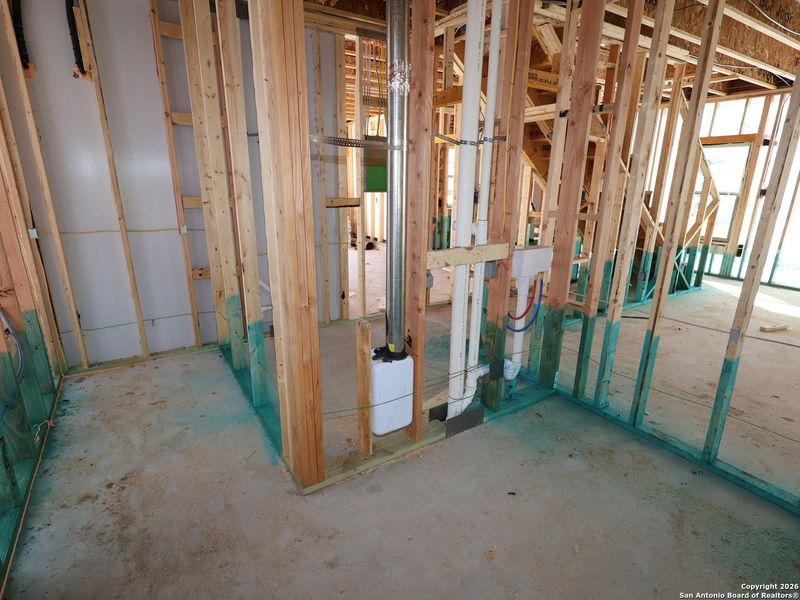 In-progress construction of a new home in Meadows at Clear Springs, New Braunfels, TX (Image 23).