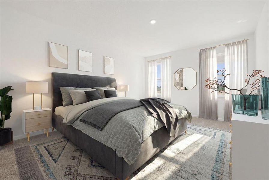 Furnished interior view inside a new home in Serenade at Ovation, Winter Garden (Image 11). Furnished interior view inside a new home in Serenade at Ovation, Winter Garden (Image 11).