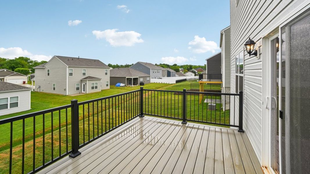 Front exterior of a new home in Archer's Pointe, Johnson City, TN, highlighting curb appeal (Image 17).