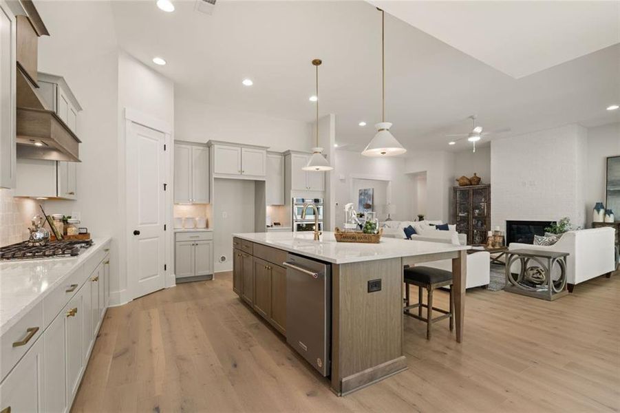 Furnished interior view inside a new home in Soleil Summit Chase, Snellville (Image 8).